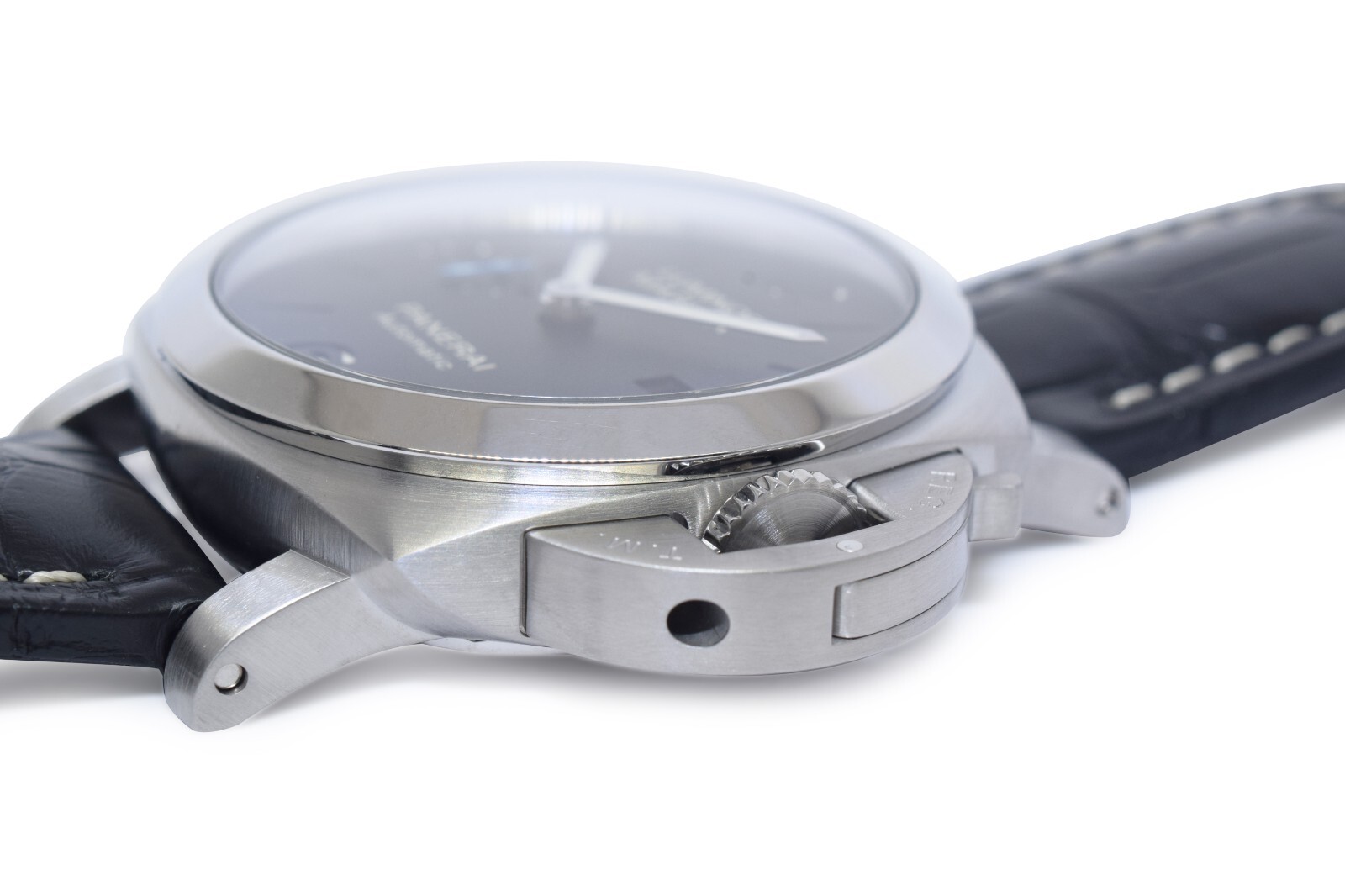 Panerai Luminor Marina PAM 1312 Steel Black Dial Mens 44mm Watch B/P PAM01312