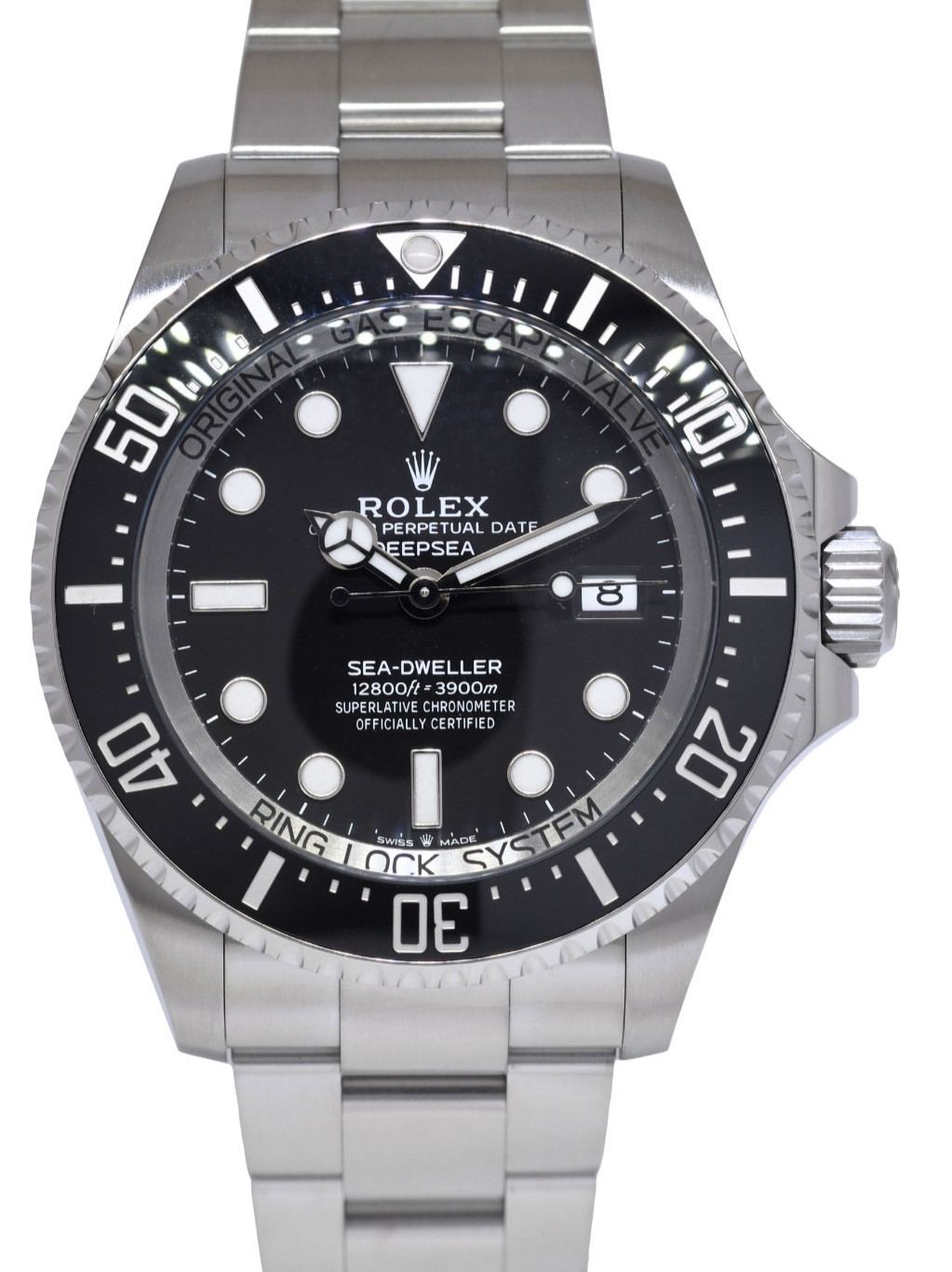 Rolex Sea-Dweller Deepsea Steel/Ceramic Black Mens 44mm Watch B/P '23 136660
