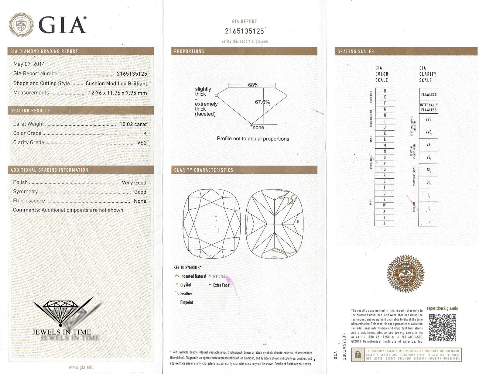 10.02 Carat Cushion shape Diamond Platinum Ring Size 5.25 GIA Certificate