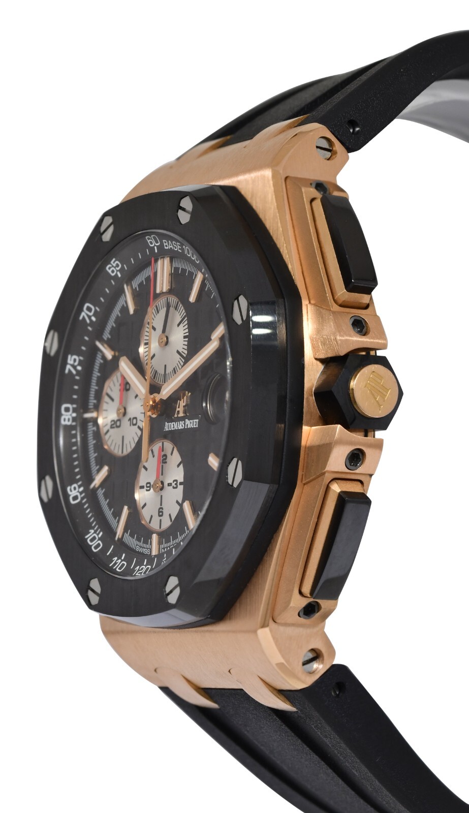 Audemars Piguet Royal Oak Offshore Chrono Rose Gold / Ceramic 44mm Watch 26401RO