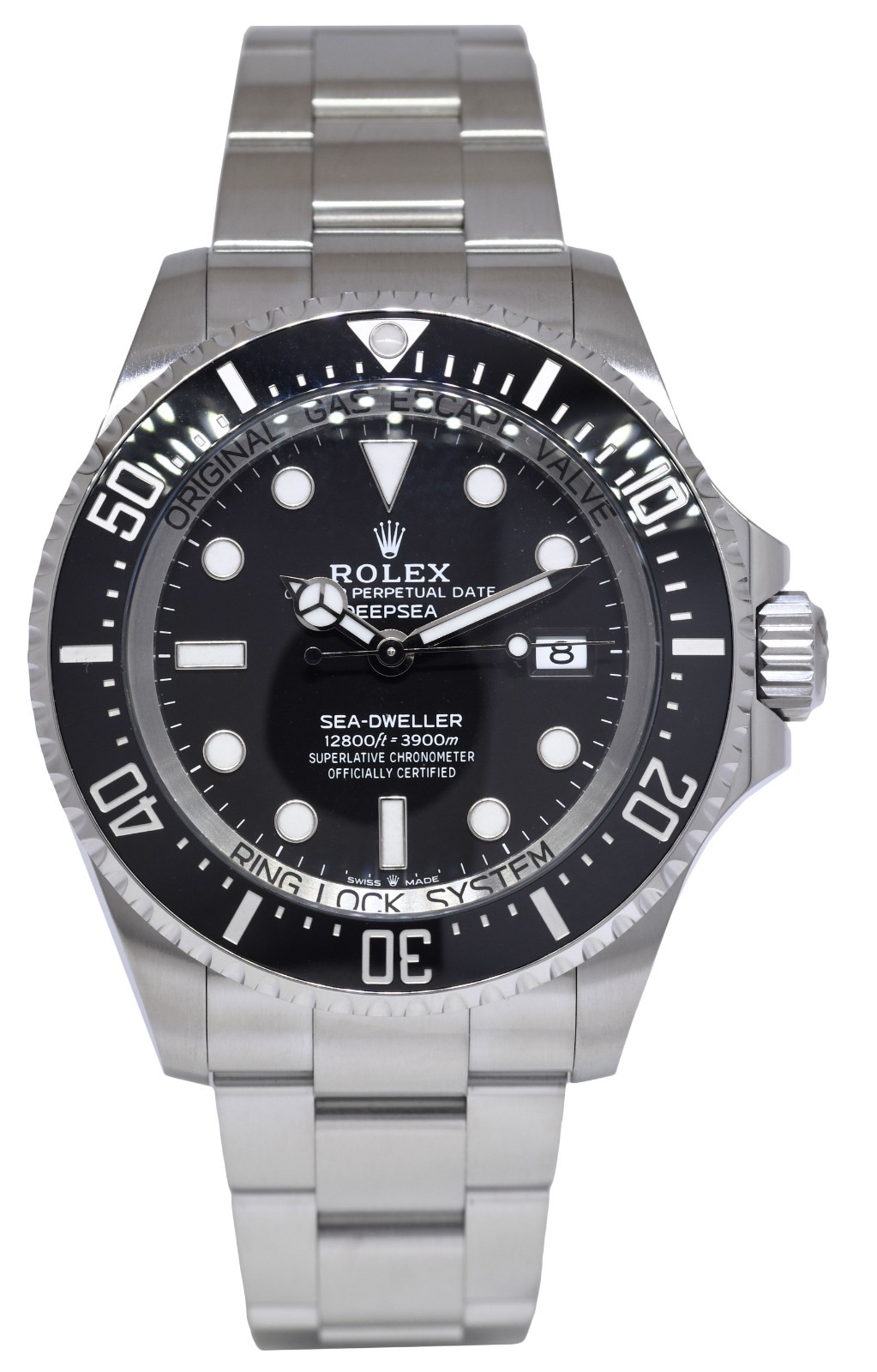 Rolex Sea-Dweller Deepsea Steel/Ceramic Black Mens 44mm Watch B/P '23 136660