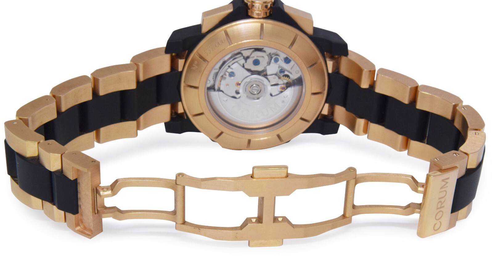 Corum Admirals Cup Challenge 44 Split Chronograph 18k RG Watch B/P 60923.165605