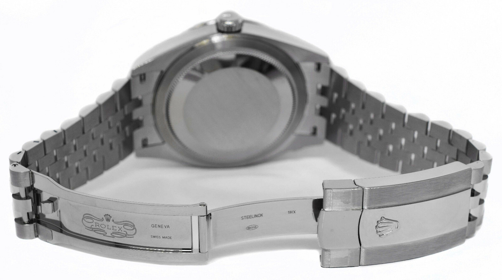 NOS Rolex Sky-Dweller Steel /18k WG 42mm White Dial Jubilee Watch B/P '21 326934