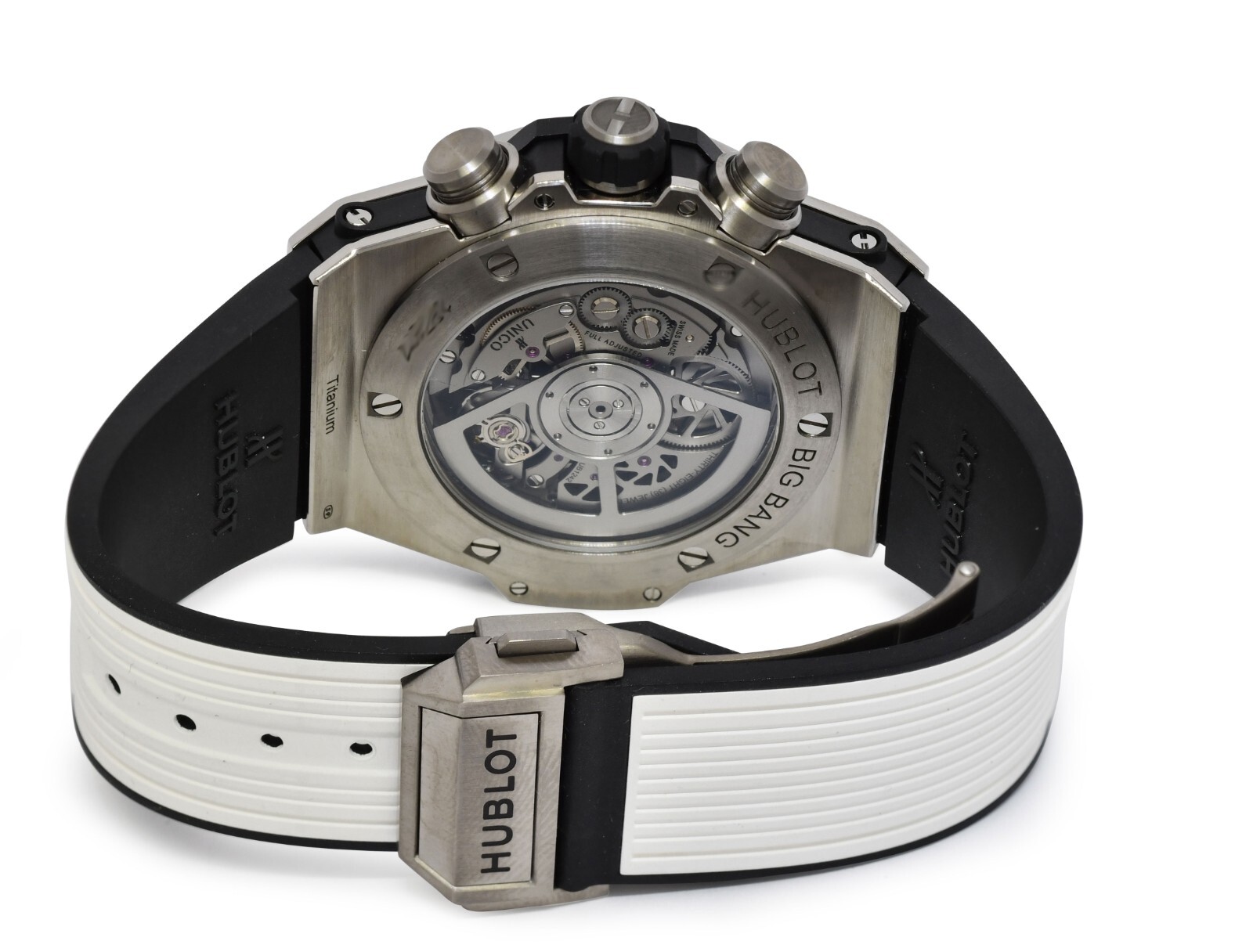 Hublot Big Bang Unico Titanium Pave Diamond 45mm Watch 411.NX.1170.RX.1704