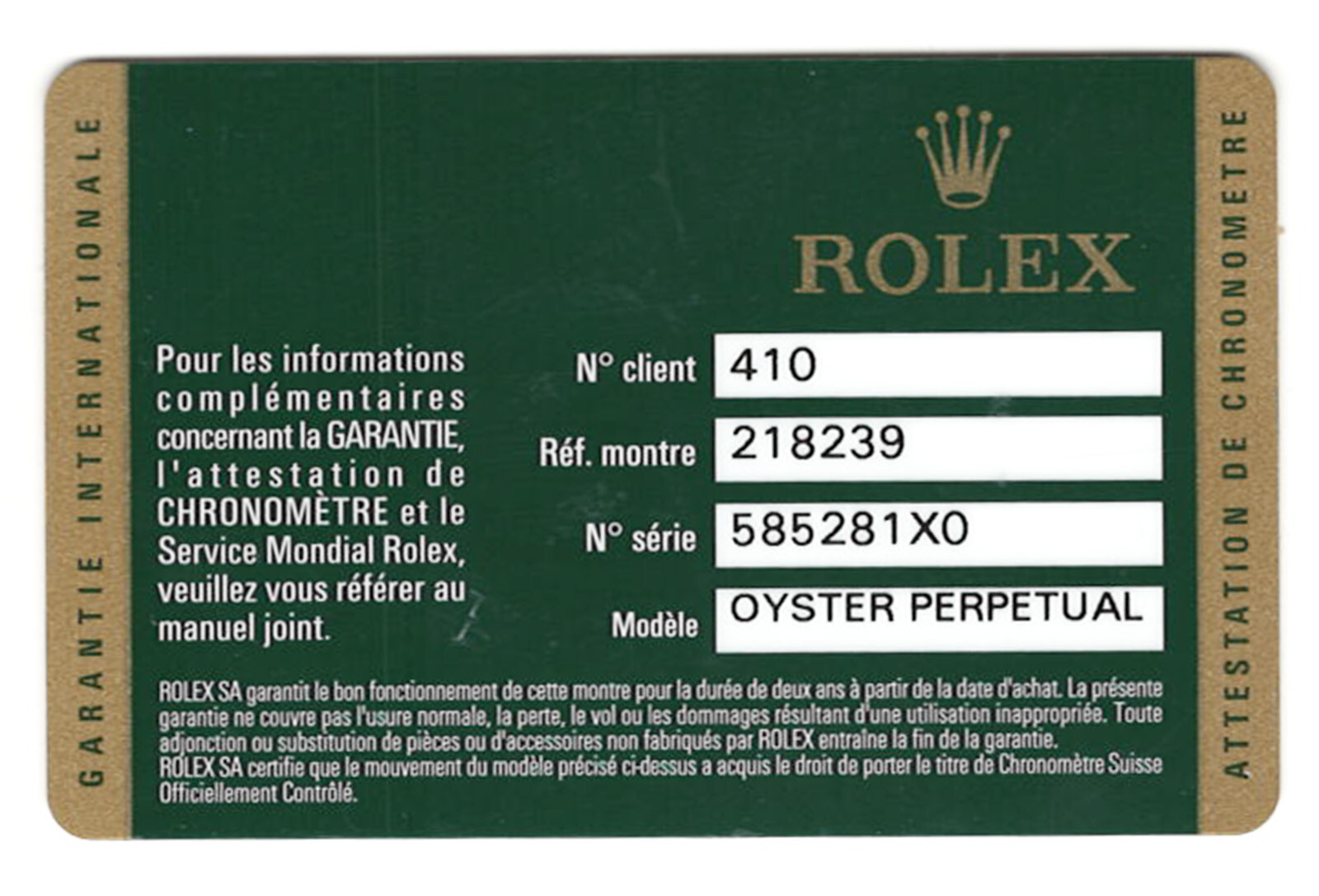 Rolex Day-Date II President 18k White Gold Black Roman 41mm Watch B/P '13 218239