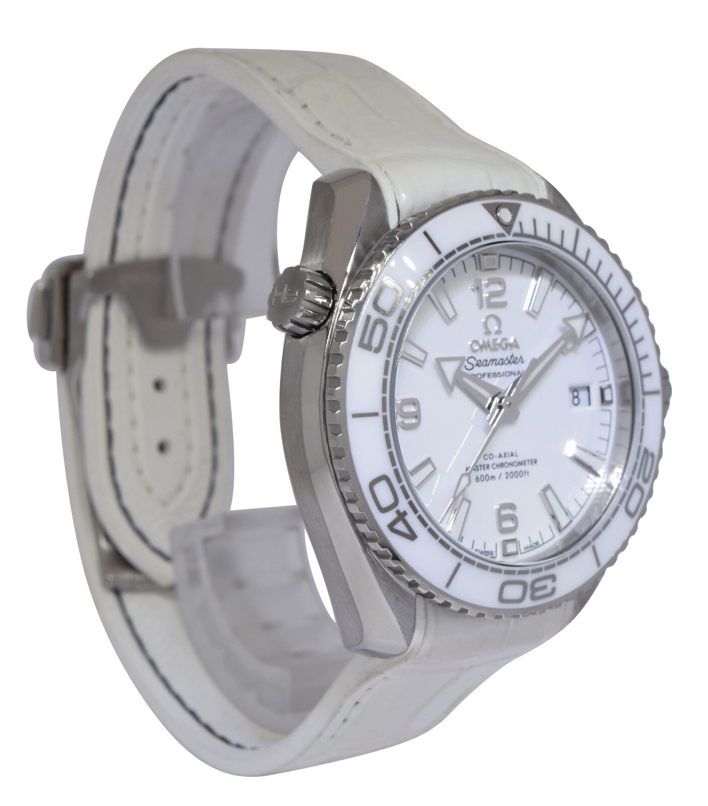 Omega Seamaster Planet Ocean 600M Steel White 37.5mm Watch 232.33.38.20.04.001 Omega Seamaster Planet Ocean 600M Steel White 37.5mm Watch 232.33.38.20.04.001