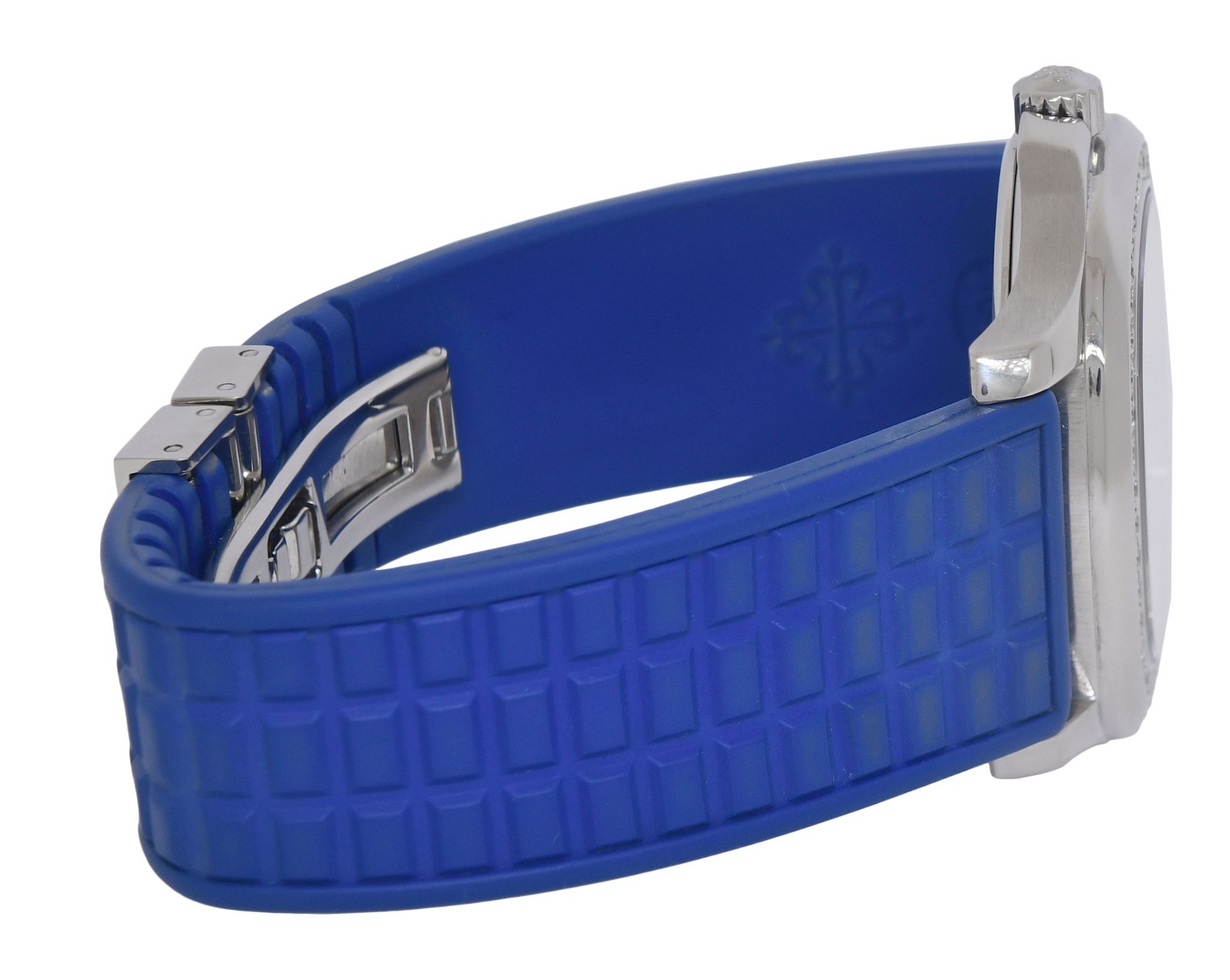 Patek Philippe Aquanaut 5067 Luce Steel & Diamond Blue Ladies Watch 5067A