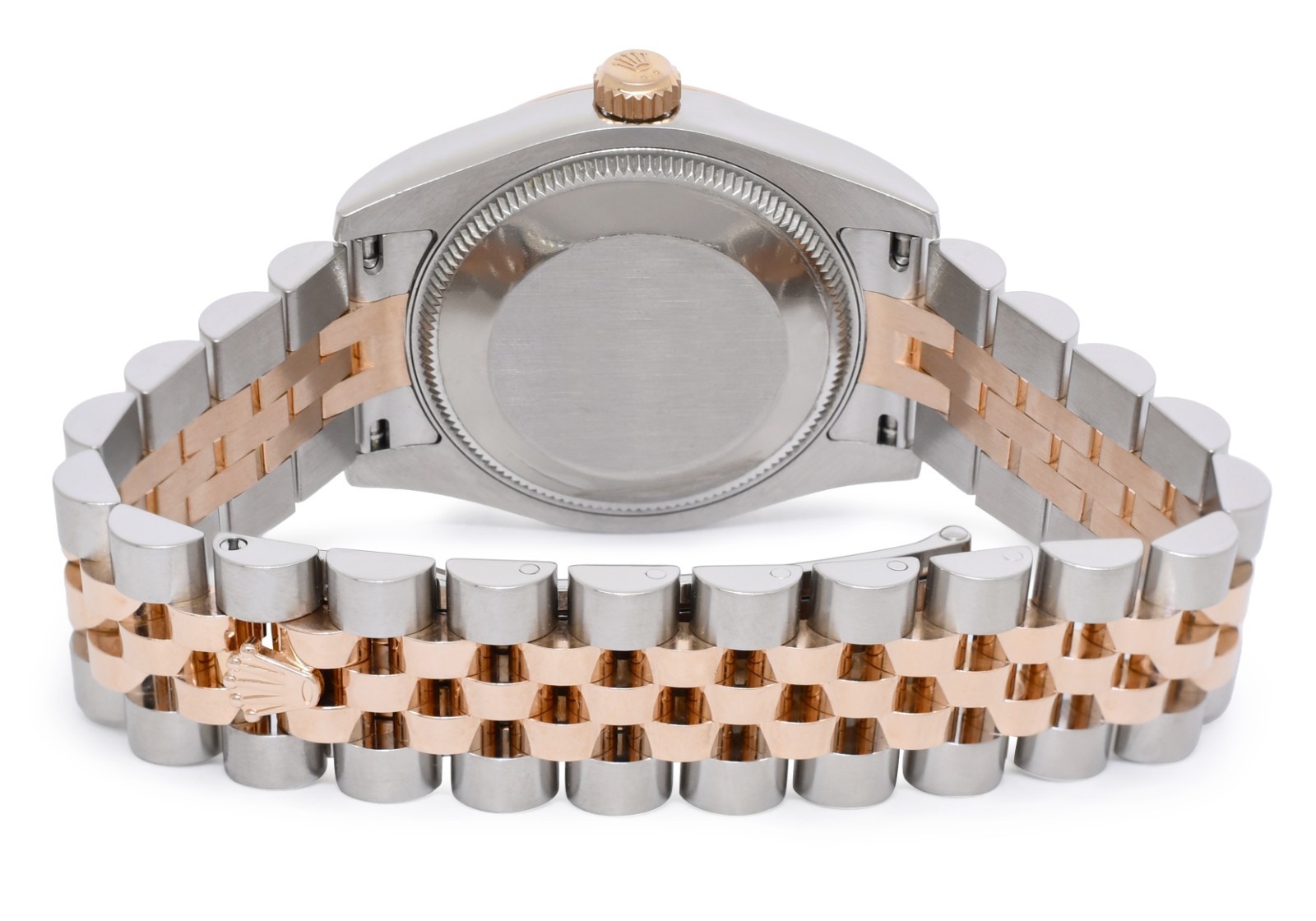 Rolex Datejust 18k Rose Gold/Steel MOP Diamond Dial Ladies 31mm Watch 178271