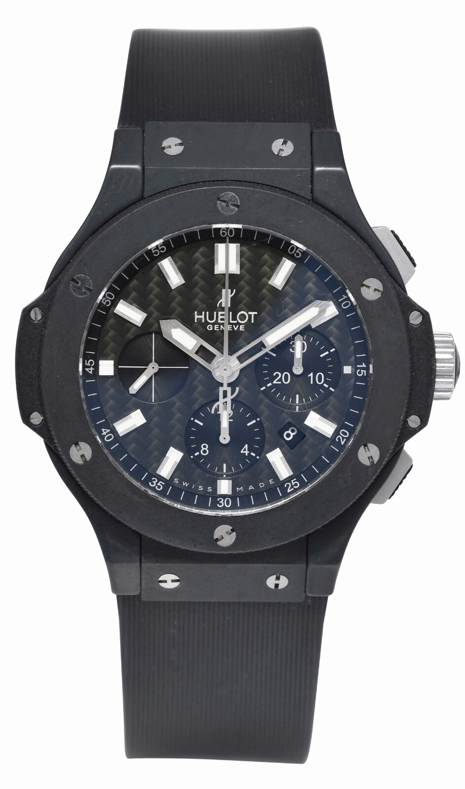 Hublot Big Bang Black Magic Chronograph Carbon Fiber 44mm Watch 301.CI.1770.RX