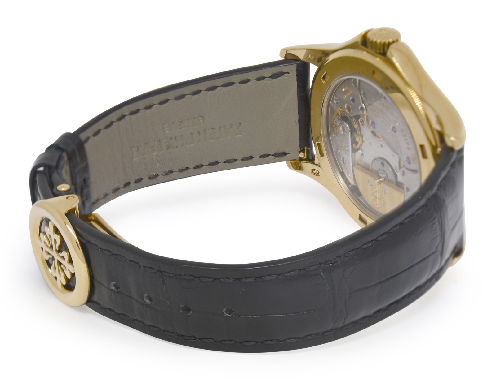 Patek Philippe World Time 5130 Yellow Gold Complications Mens 39.5mm Watch 5130J