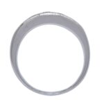 Ladies Channel Set Diamond Wedding Band in 18K White Gold Size 8 1/2 Ladies Channel Set Diamond Wedding Band in 18K White Gold Size 8 1/2