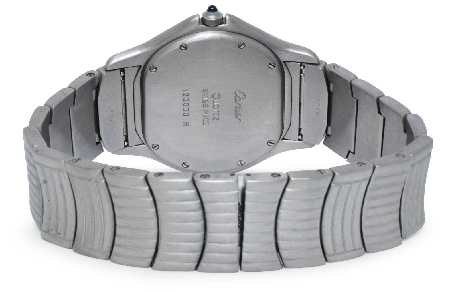 Cartier Panthere Cougar Steel Black Dial Ladies 33mm Quartz Watch 120000 R Cartier Panthere Cougar Steel Black Dial Ladies 33mm Quartz Watch 120000 R