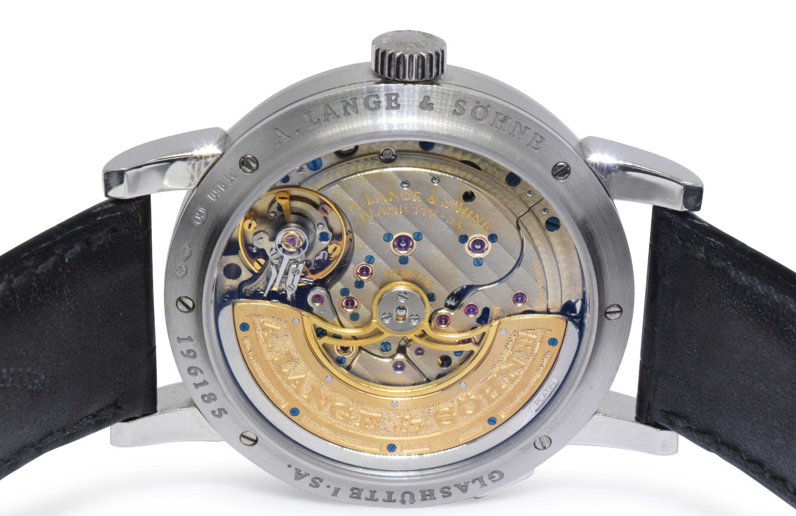 A. Lange & Sohne Lange 1 Daymatic Platinum Watch Box/Papers 320.025