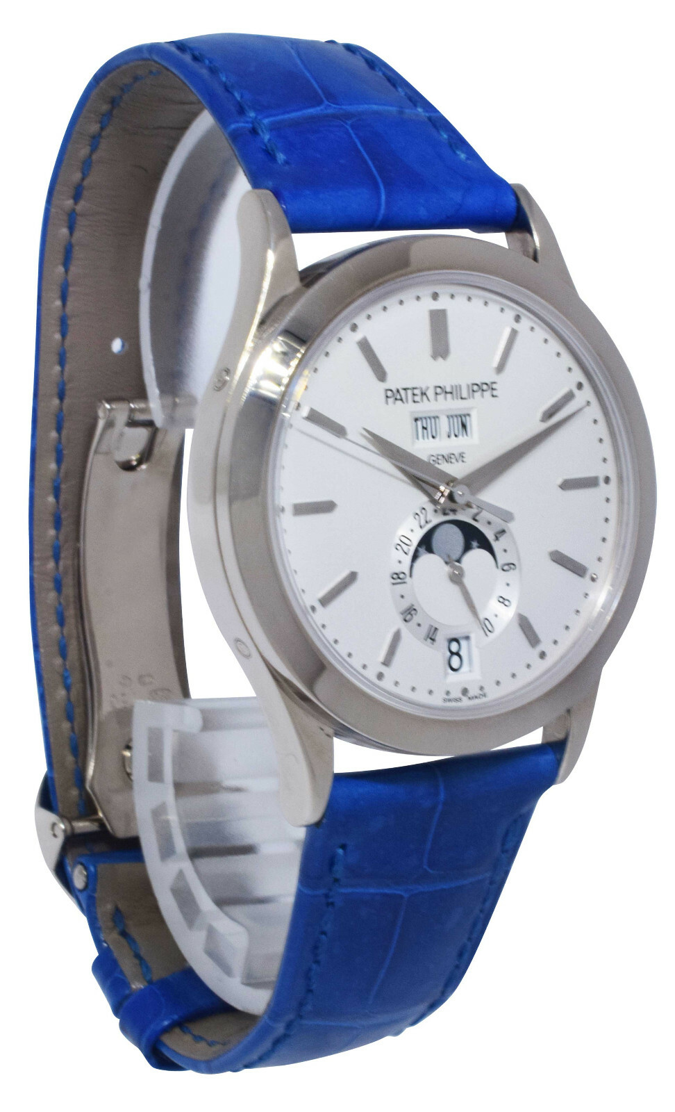 Patek Philippe 5396 18k White Gold Annual Calendar 38mm Mens Watch B/P '10 5396G