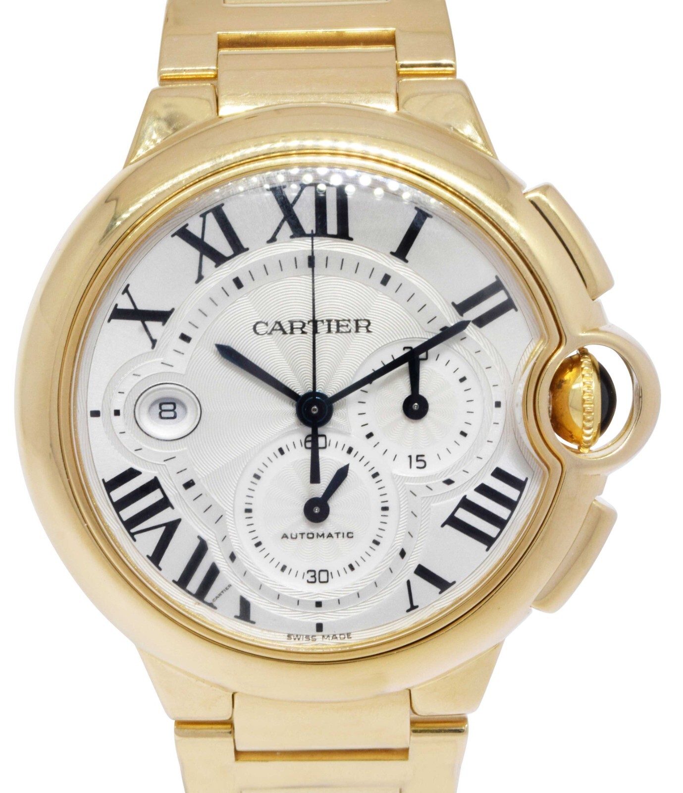 Cartier Ballon Bleu XL 44mm Chronograph 18k Yellow Gold Mens Watch W6920008 3106 Cartier Ballon Bleu XL 44mm Chronograph 18k Yellow Gold Mens Watch W6920008 3106
