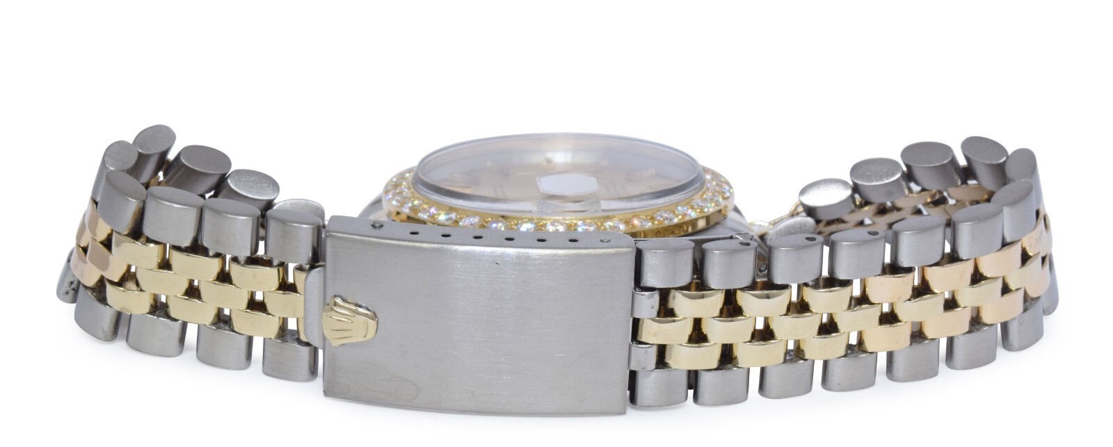 Rolex Datejust 14k Yellow Gold/Steel Diamond Bezel USA Bracelet Watch '71 1601 Rolex Datejust 14k Yellow Gold/Steel Diamond Bezel USA Bracelet Watch '71 1601