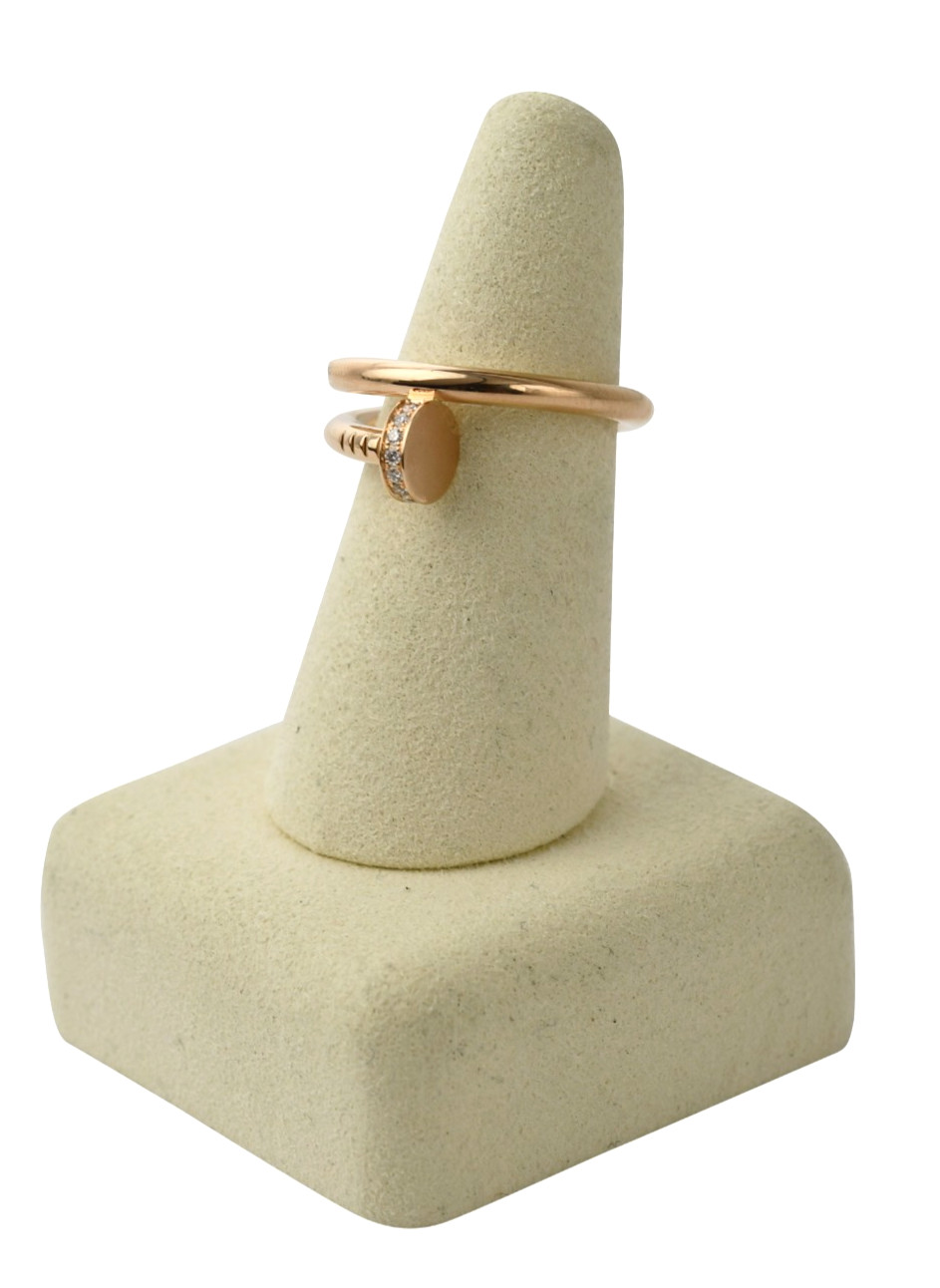 Cartier Juste Un Clou Ring 18k Rose Gold Diamond Nail Size 57 B/P '24 B4094857 Cartier Juste Un Clou Ring 18k Rose Gold Diamond Nail Size 57 B/P '24 B4094857