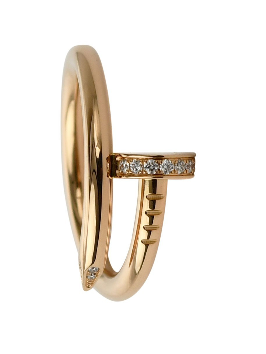 Cartier Juste Un Clou Ring 18k Rose Gold Diamond Nail Size 57 B/P '24 B4094857 Cartier Juste Un Clou Ring 18k Rose Gold Diamond Nail Size 57 B/P '24 B4094857