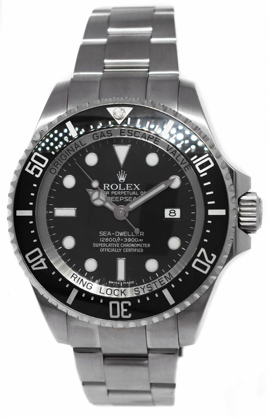 Rolex Sea-Dweller Deepsea Steel & Ceramic Black Mens 44mm Dive Watch V 116660