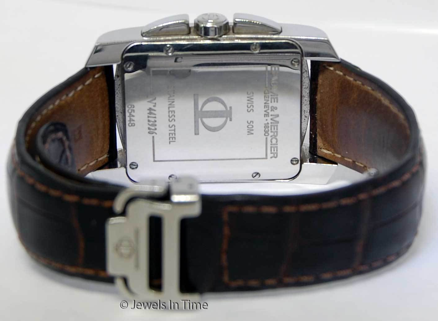 Baume & Mercier Milleis 8445 XL Chronograph Steel Watch Box & Papers
