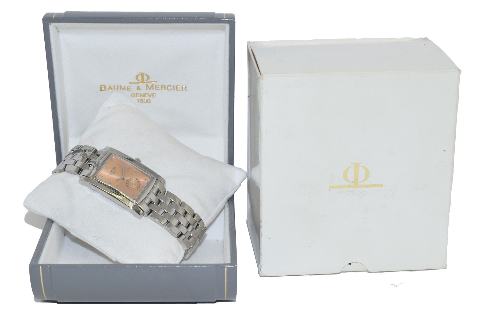 Longines Dolce Vita Stainless Steel Salmon Dial Quartz Watch Watch +Box L5 655 4