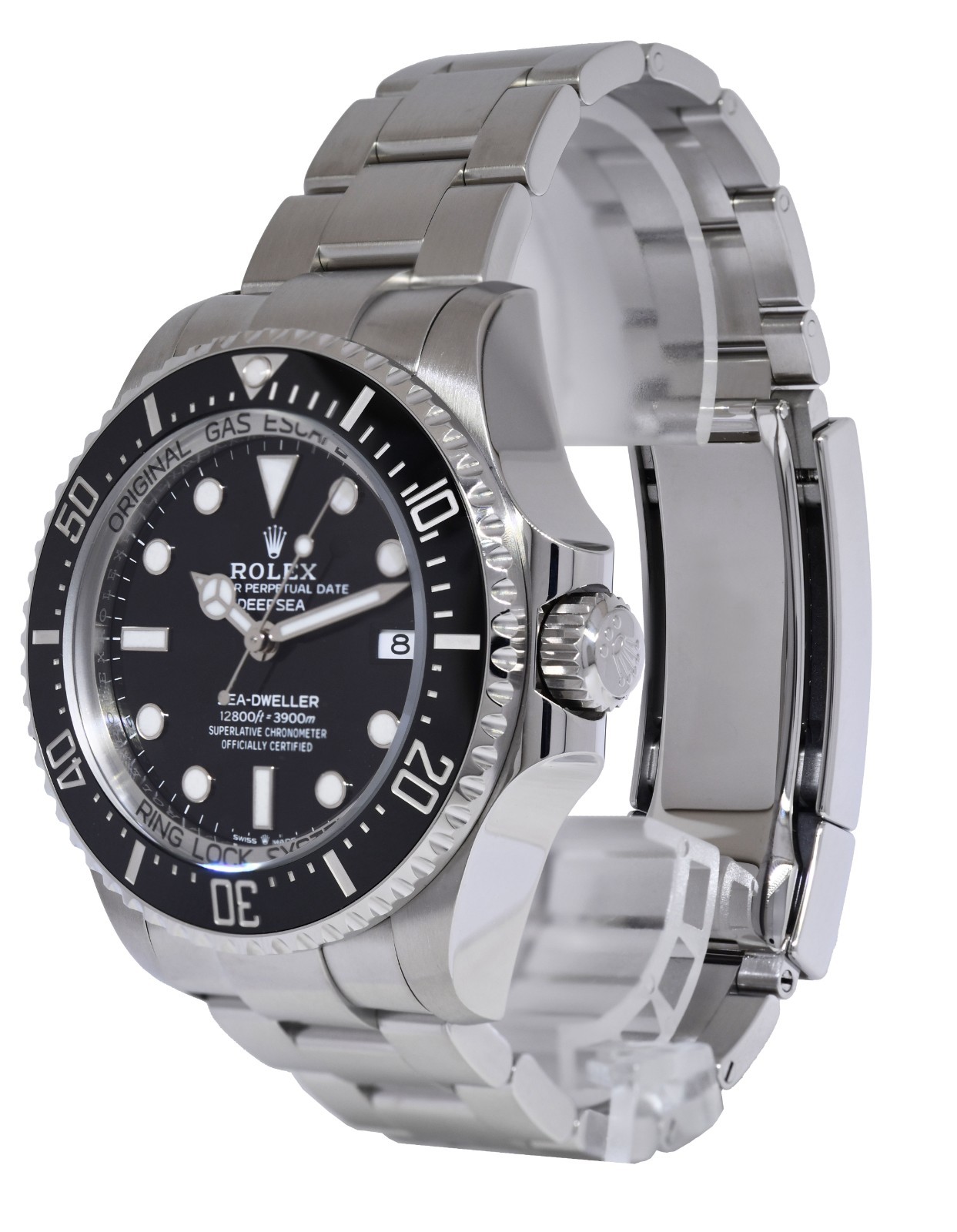 Rolex Sea-Dweller Deepsea Steel/Ceramic Black Mens 44mm Watch B/P '23 136660