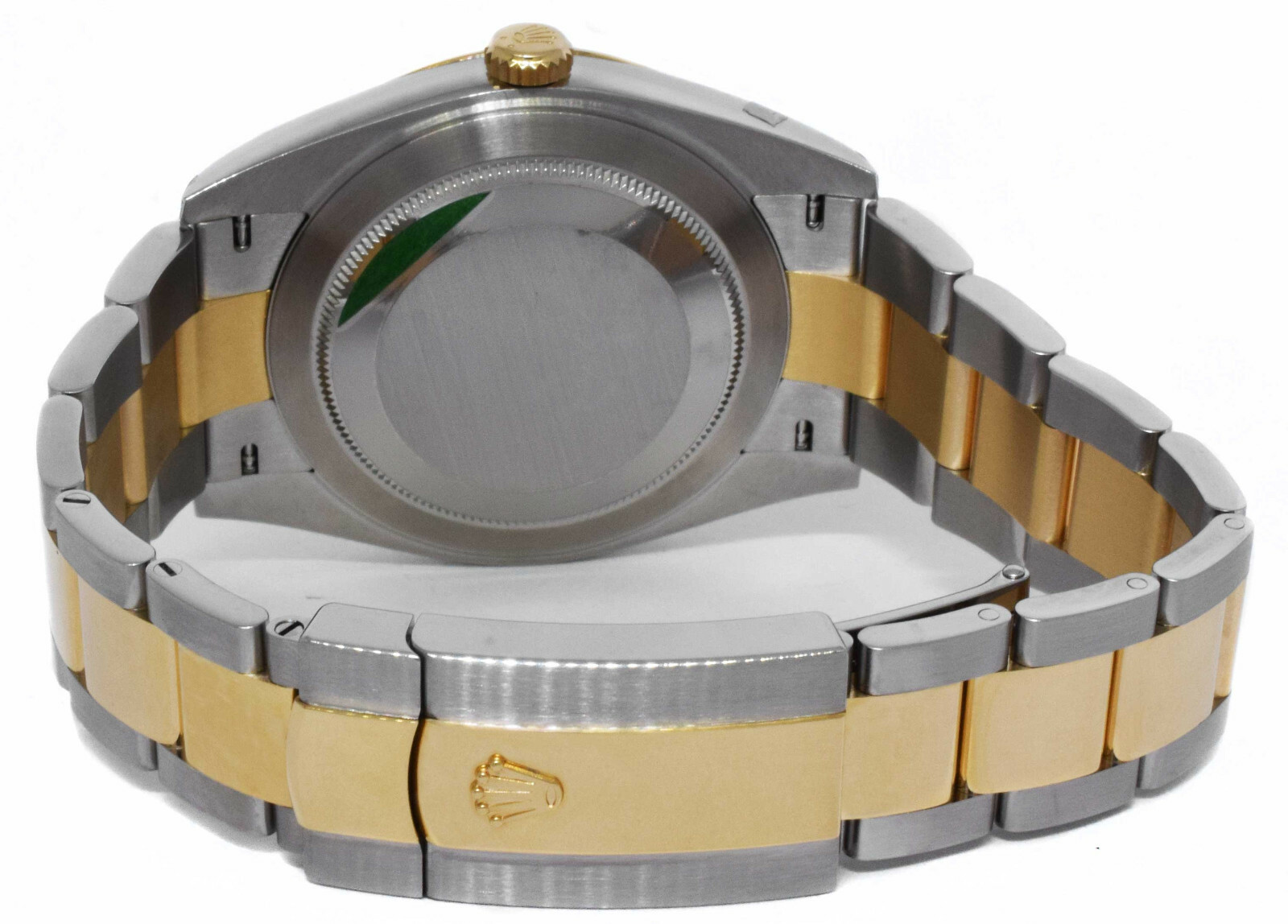 NEW Rolex Datejust 41 18k YG/Steel Wimbledon Dial Mens Watch BP '21 126303