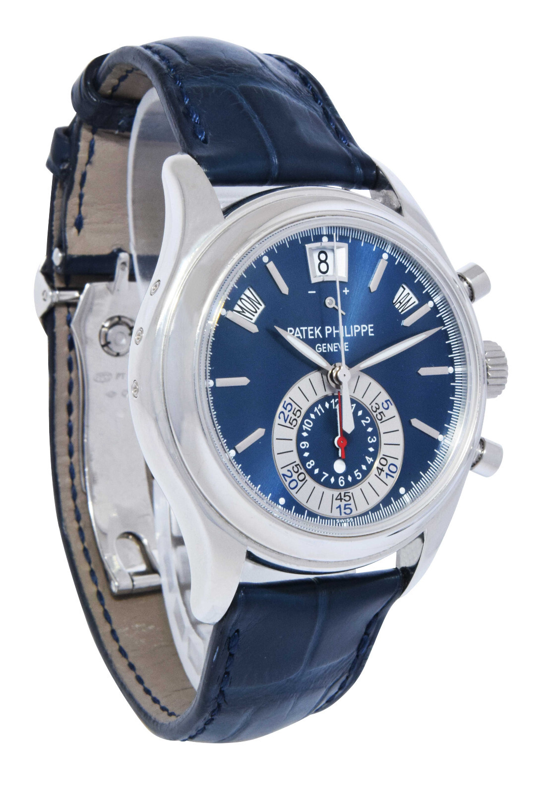 Patek Philippe 5960 Annual Calendar Chronograph Platinum Watch Box/Papers 5960P
