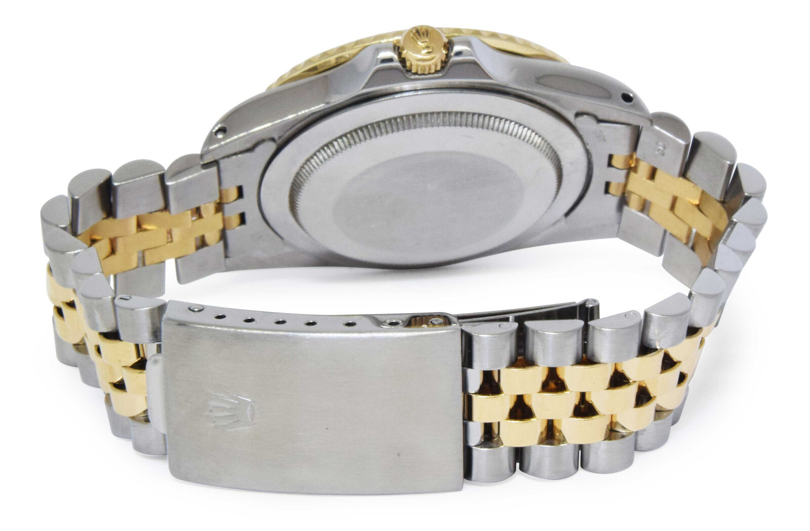Rolex GMT-Master Jubilee 18k Gold/Steel Black Nipple Dial 40mm Watch '79 16753