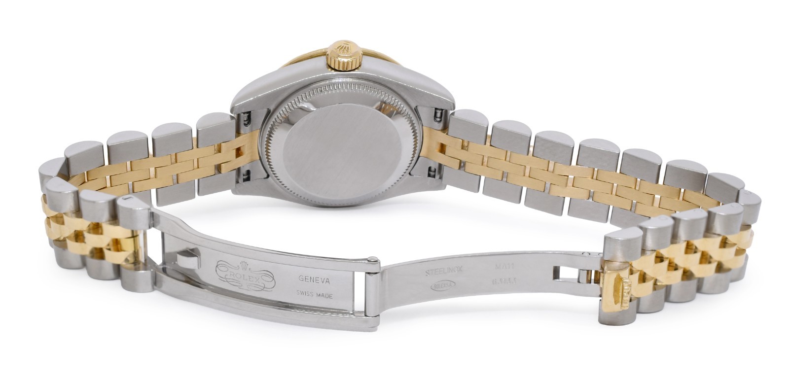 Rolex Datejust 18k Yellow Gold/Steel Diamond Dial/Bezel 26mm Watch D 179313
