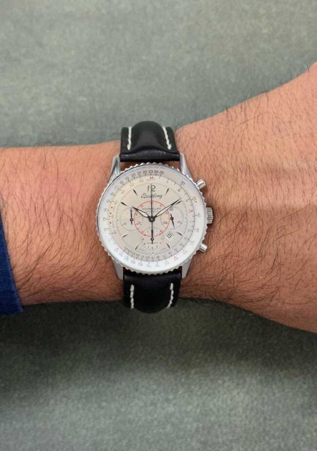 Breitling Navitimer Montbrillant Chronograph Steel Mens 38mm Watch A41330