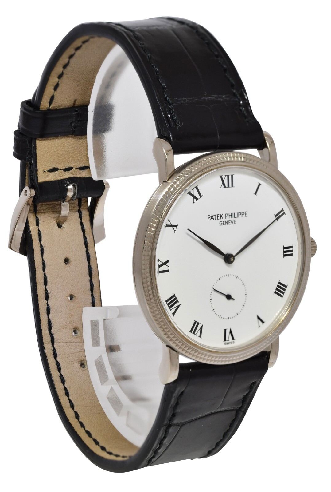 Patek Philippe Calatrava 3919 18k White Gold 33mm Manual Watch 3919G
