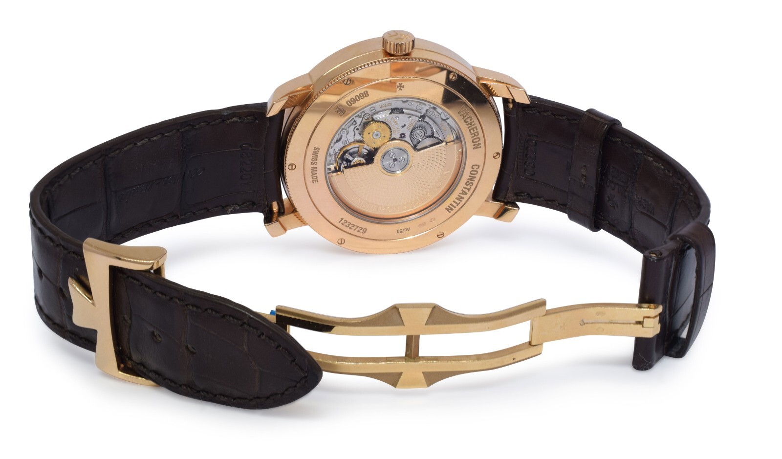 Vacheron Constantin Patrimony Traditionnelle Rose Gold WORLD TIME Watch 86060