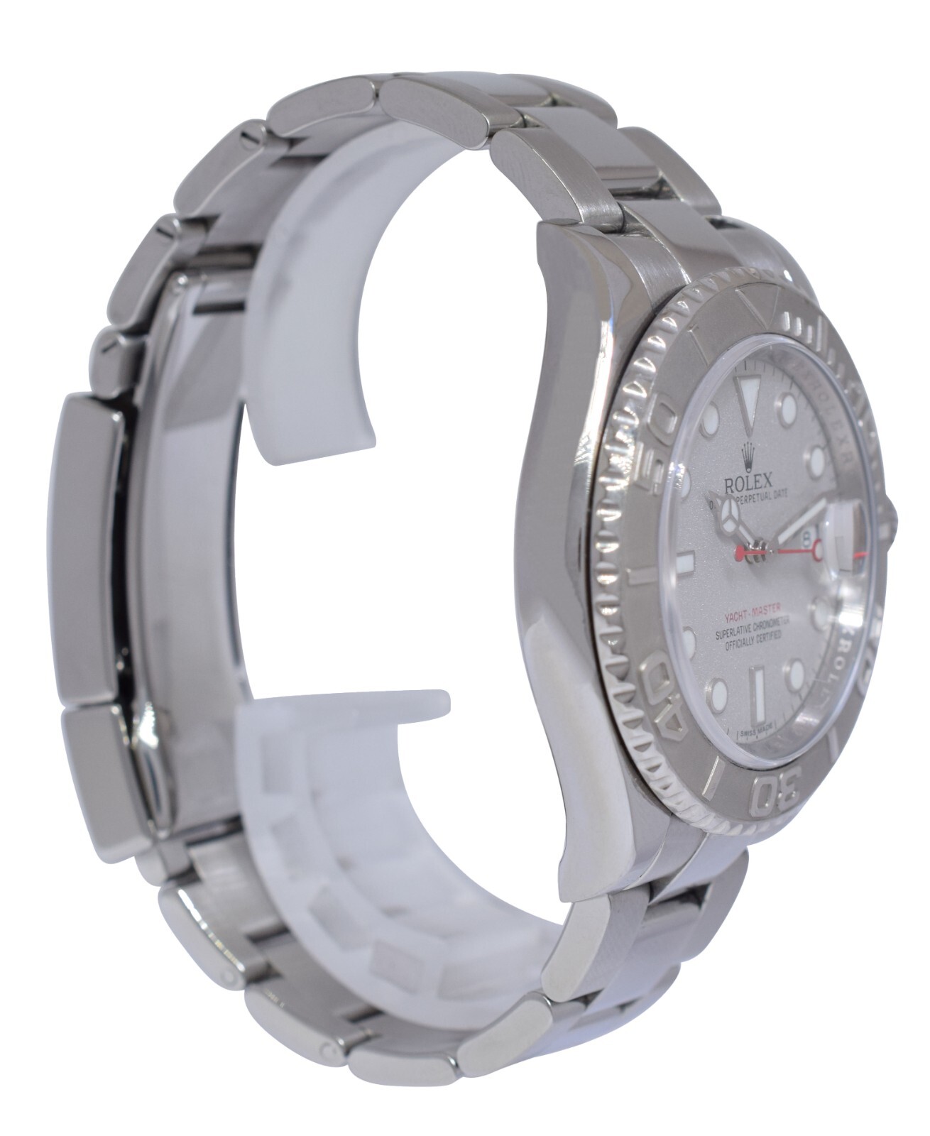 Rolex Yacht-Master 40 Stainless Steel & Platinum Mens Automatic Watch +12 16622