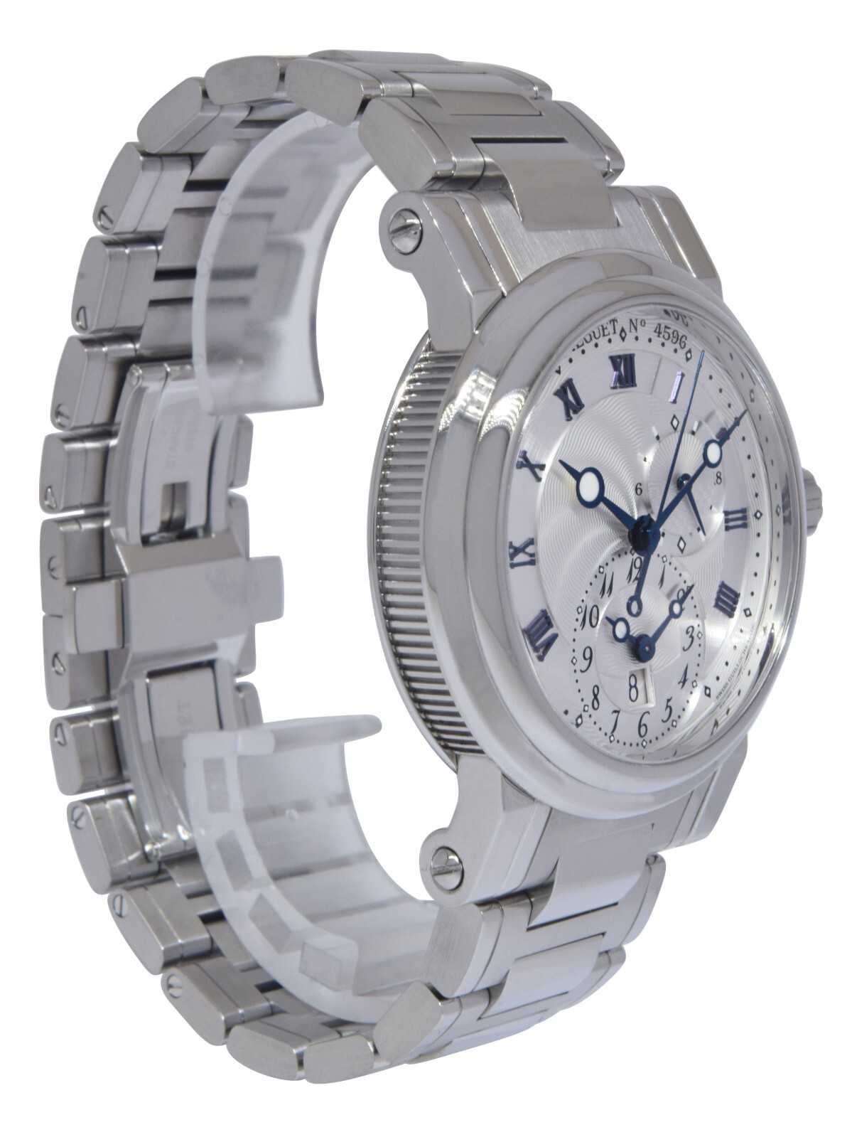 Breguet Marine Dual Time GMT Steel Mens 42mm Automatic Watch B/P '14 5857ST Breguet Marine Dual Time GMT Steel Mens 42mm Automatic Watch B/P '14 5857ST