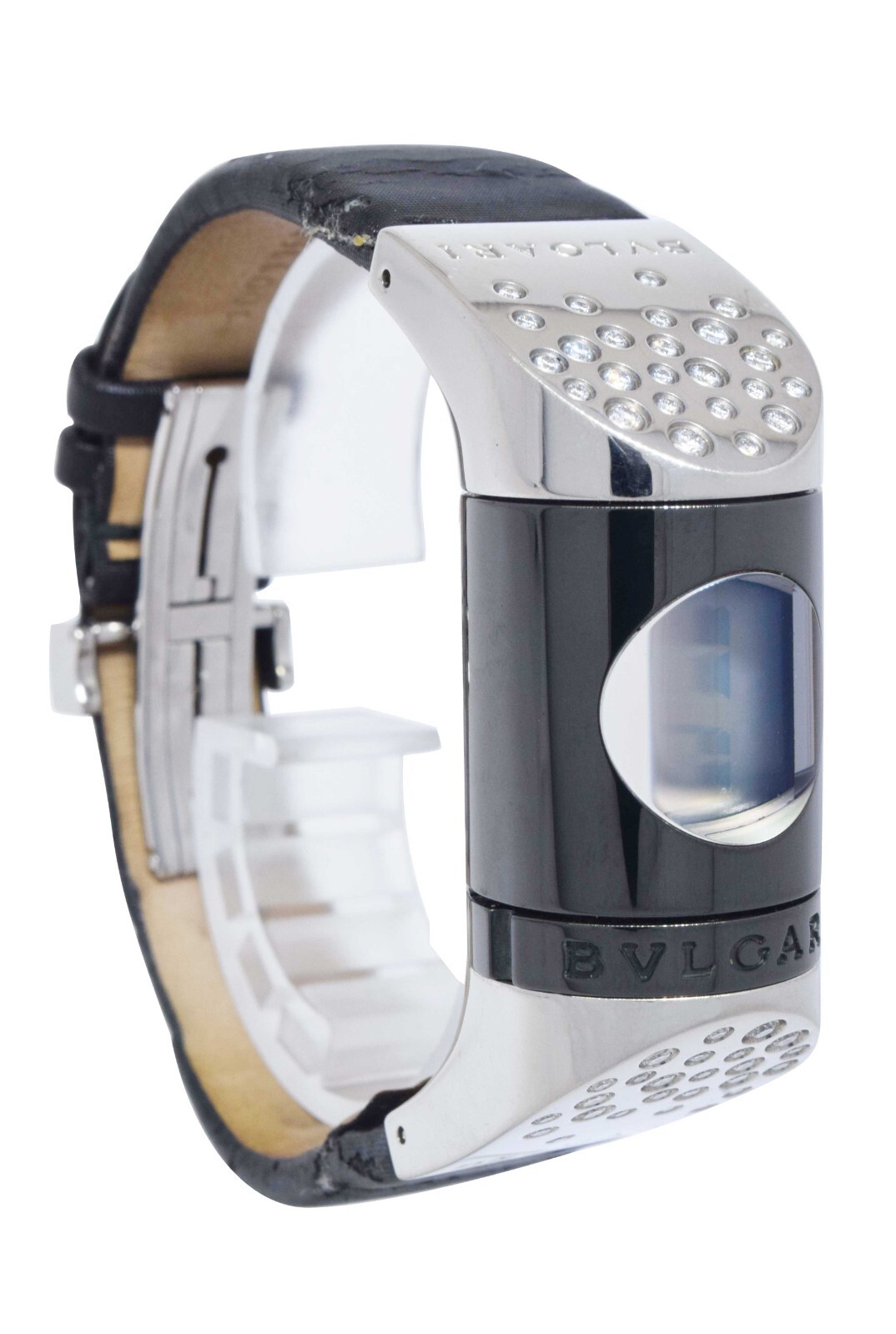 Bvlgari Ipno Stainless Steel Digital Ceramic Diamonds Ladies Watch IP20S Bvlgari Ipno Stainless Steel Digital Ceramic Diamonds Ladies Watch IP20S