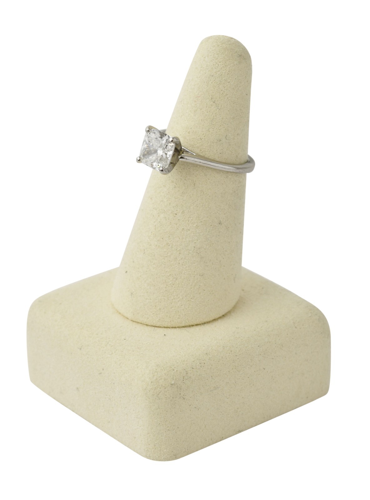GIA 4.05 Carat Cushion Modified Brilliant Diamond Platinum Engagement Ring s. 8