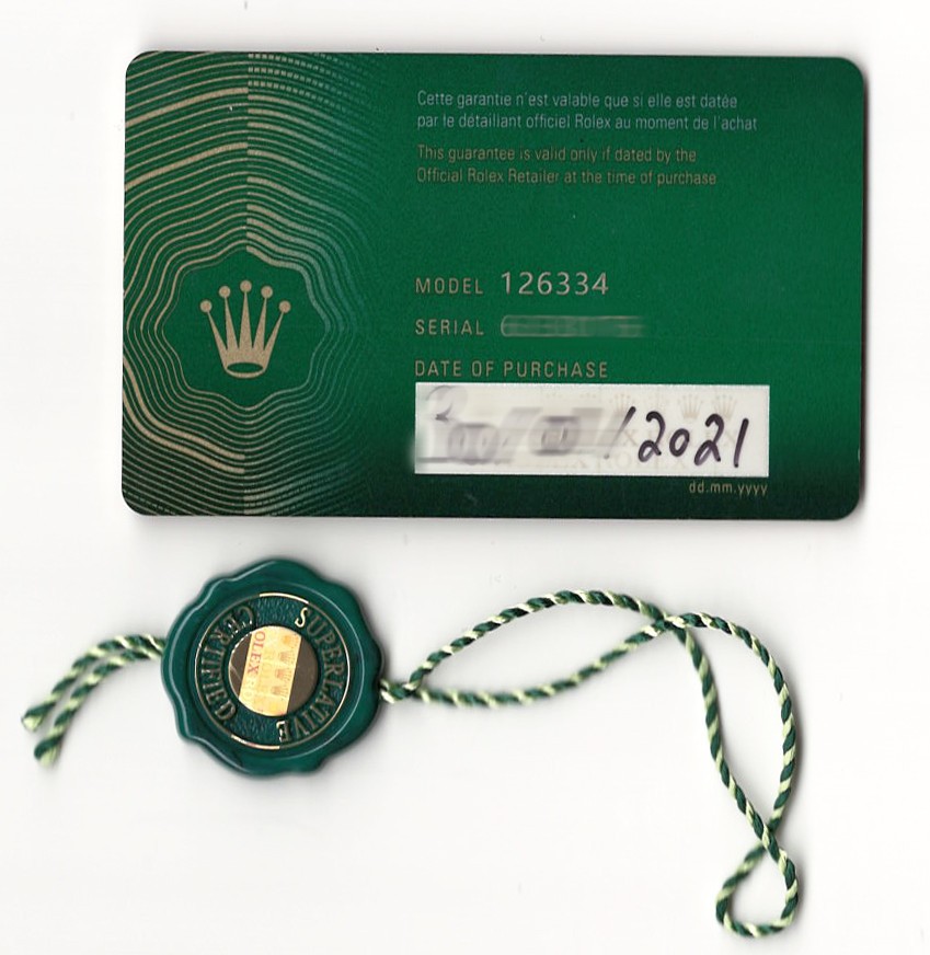 Rolex Datejust 41 Steel 18k WG Rhodium Diamond Dial Watch B/P '21 126334