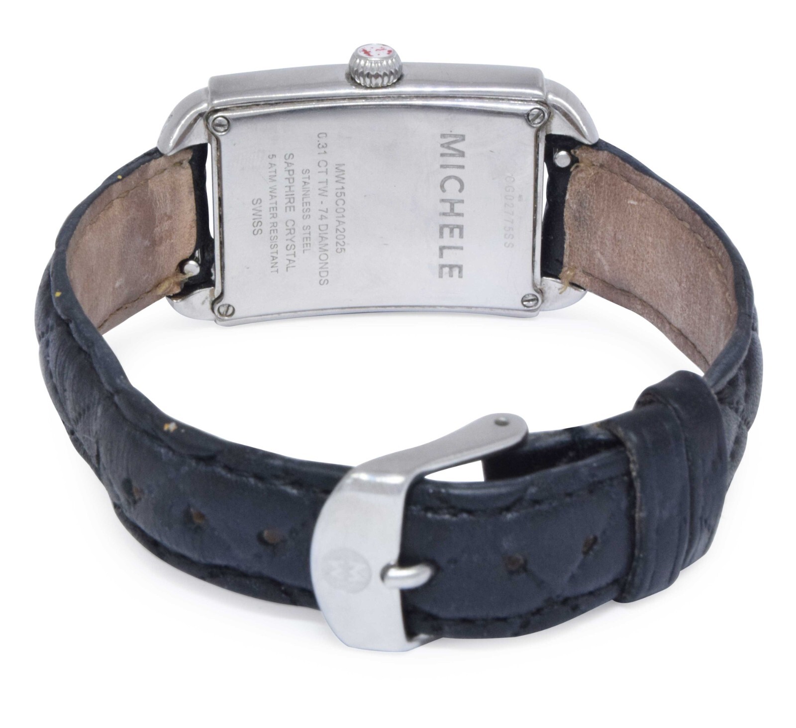 Michele Milou Park Diamond Steel MOP Ladies Quartz Watch MW15C01A2025