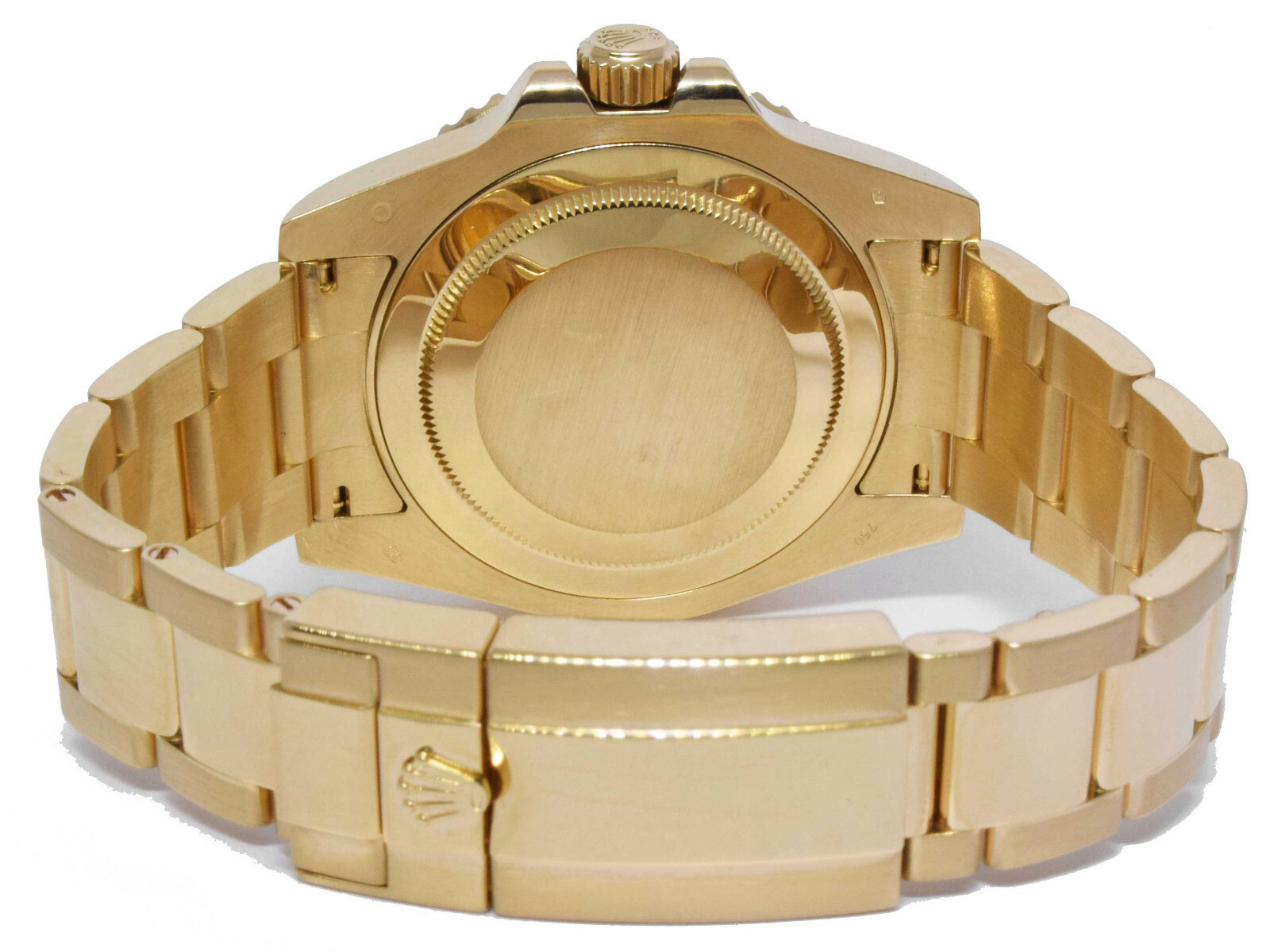 Rolex GMT-MASTER II 18k Yellow Gold & Ceramic Black Dial 40mm Watch Z 116718