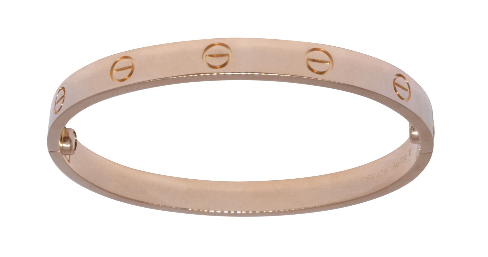 Cartier Love Bracelet 18k Rose Gold Size 17 Box/Papers 2022 B6067417