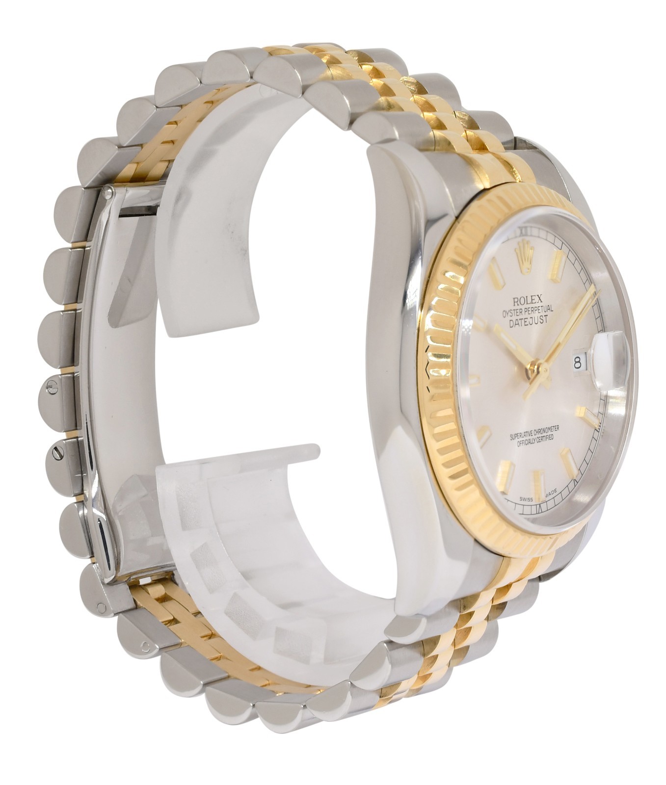 Rolex Datejust 18k Yellow Gold/Steel Silver Dial 36mm Watch F 116233 Rolex Datejust 18k Yellow Gold/Steel Silver Dial 36mm Watch F 116233