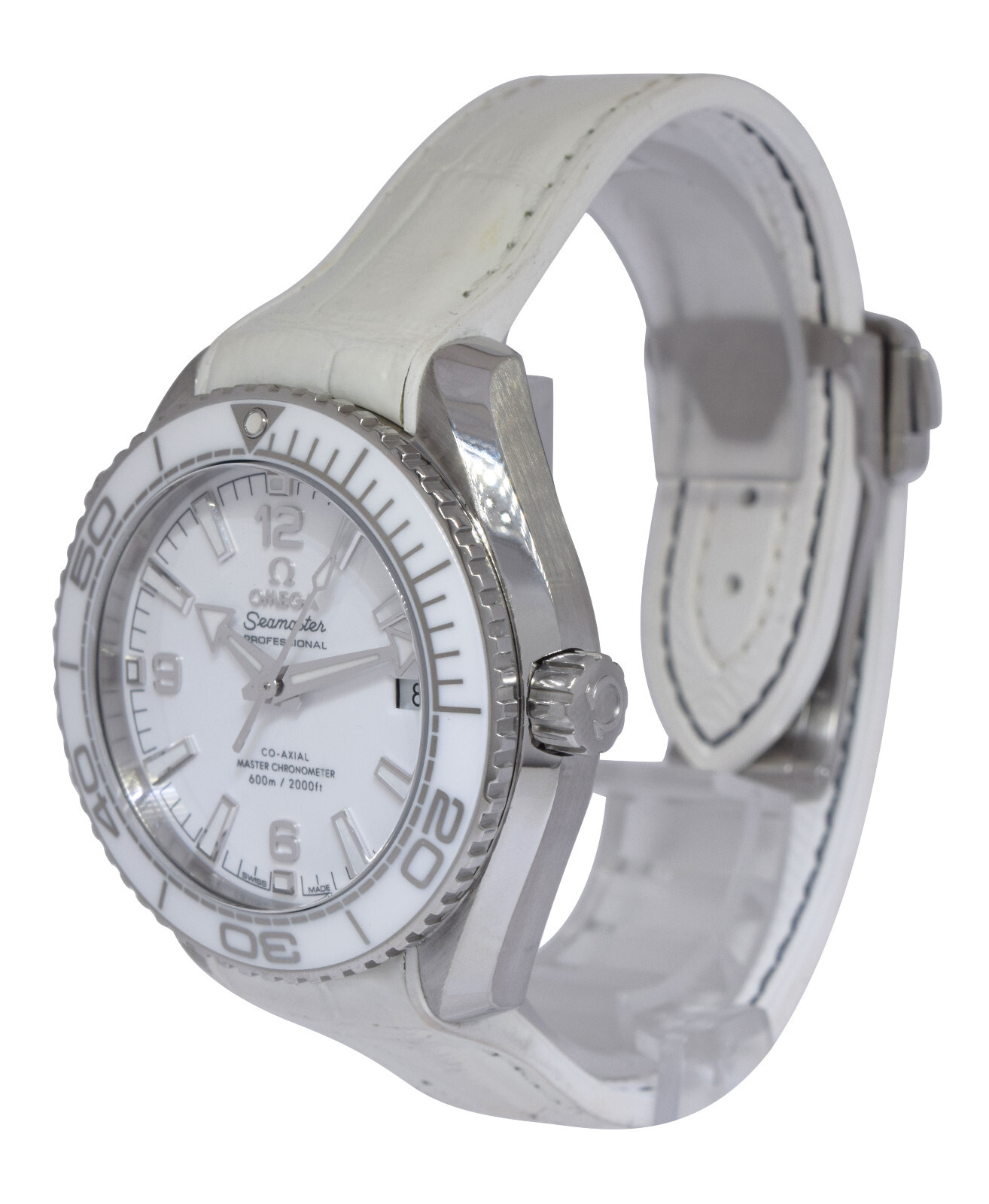 Omega Seamaster Planet Ocean 600M Steel White 37.5mm Watch 232.33.38.20.04.001 Omega Seamaster Planet Ocean 600M Steel White 37.5mm Watch 232.33.38.20.04.001