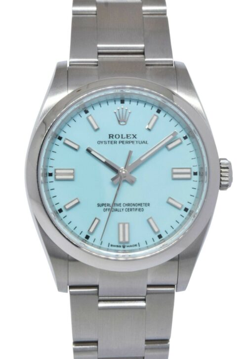 NEW Rolex Oyster Perpetual 36 Steel Turquoise Dial Watch B/P '22 126000 NEW Rolex Oyster Perpetual 36 Steel Turquoise Dial Watch B/P '22 126000