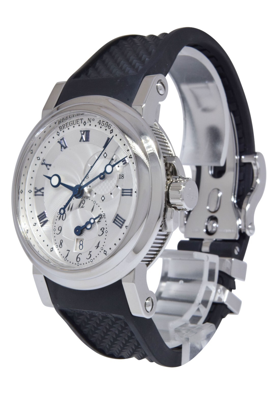 Breguet Marine Dual Time GMT Steel Mens 42mm Automatic Watch B/P '14 5857ST Breguet Marine Dual Time GMT Steel Mens 42mm Automatic Watch B/P '14 5857ST