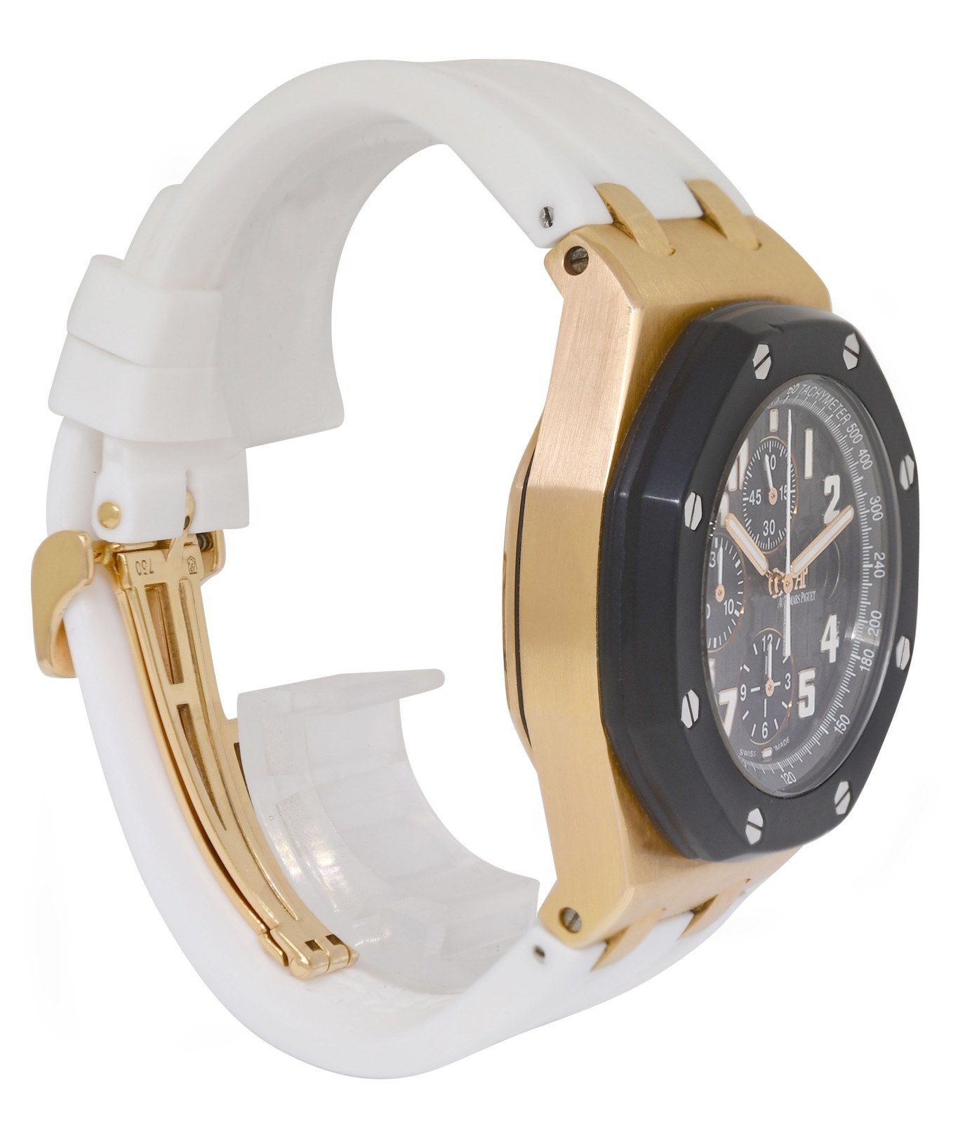 Audemars Piguet Royal Oak Offshore Rose Gold RubberClad 42mm Watch B/P 25940OK