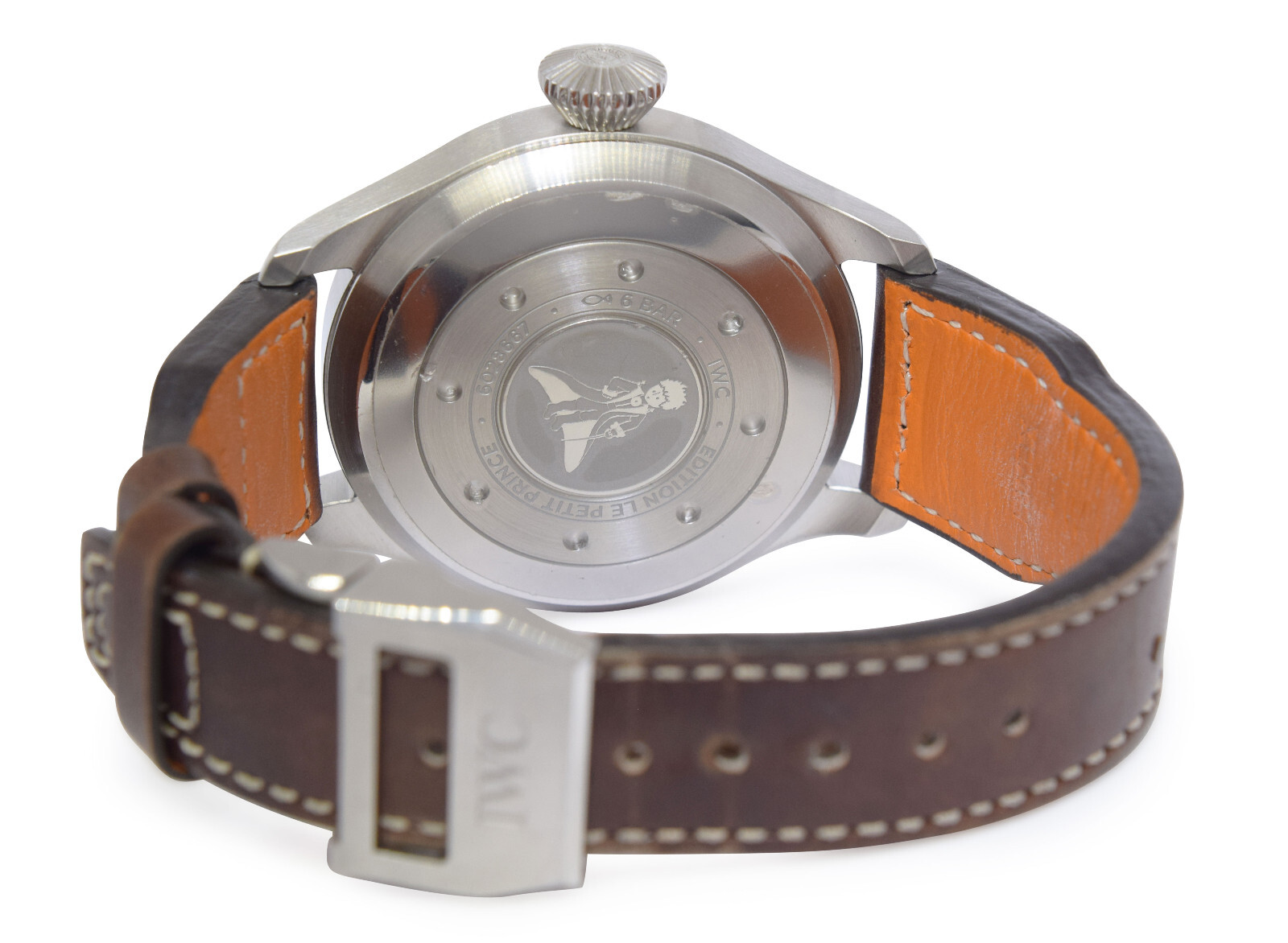 IWC Big Pilot Le Petit Prince 5009 Steel 7 Day Blue Dial 46mm Watch B/P IW500916