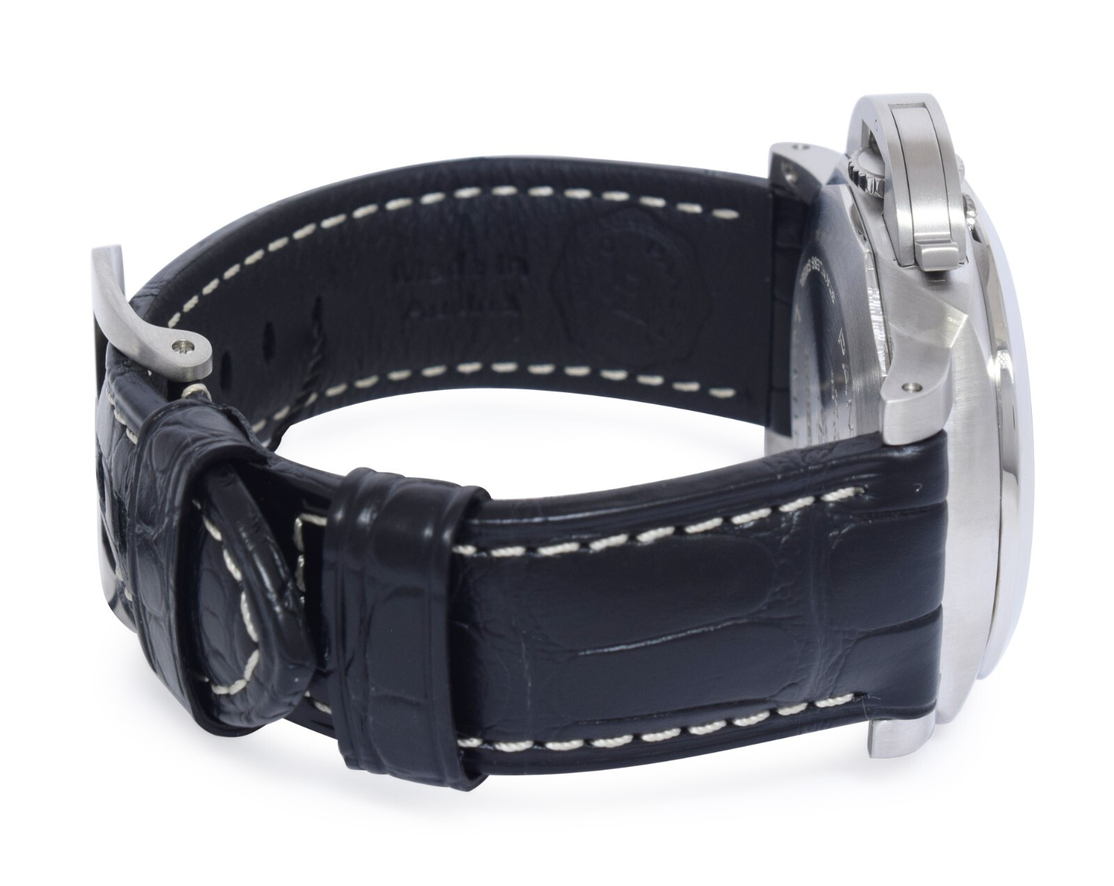 Panerai Luminor Marina PAM 1312 Steel Black Dial Mens 44mm Watch B/P PAM01312