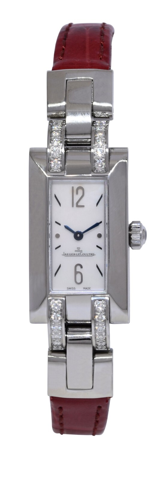 Jaeger LeCoultre Ideale Steel MOP Diamond Ladies Quartz Watch Q4608421 460.8.08