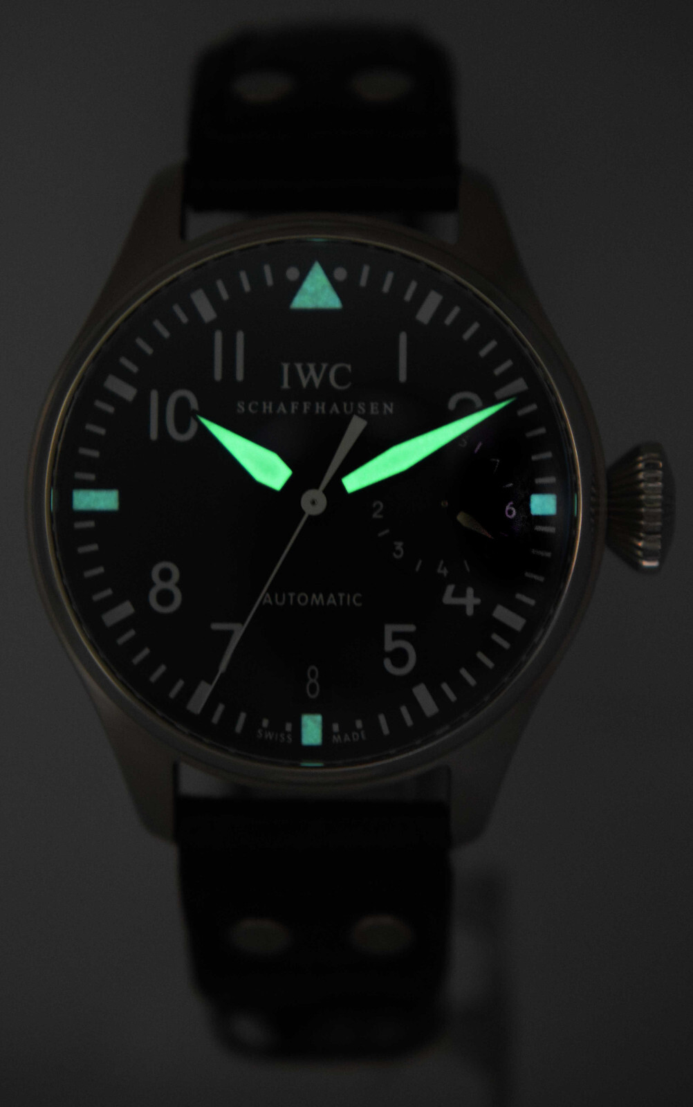 IWC Big Pilot 5004 Steel 7 Day Power Reserve Mens 46mm Automatic Watch IW500401